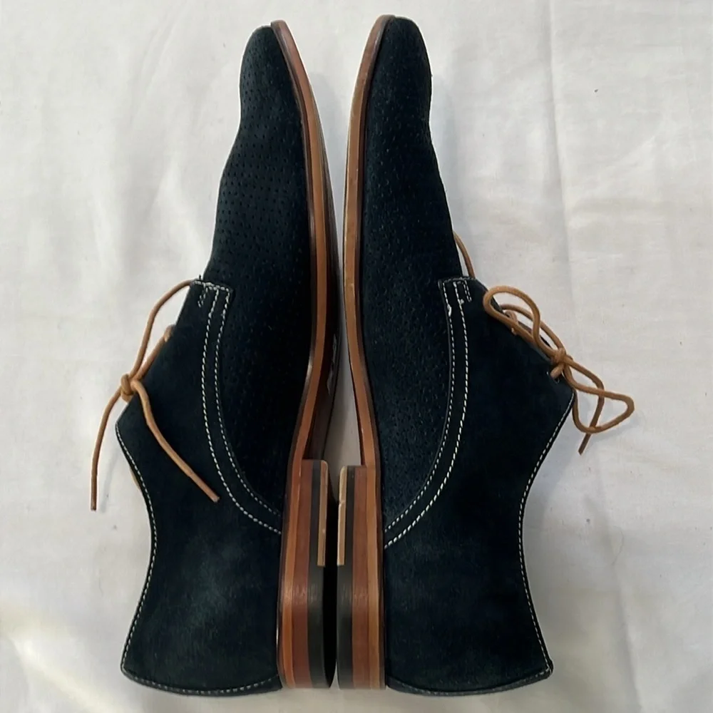 Aldo Blue Suede Oxfords